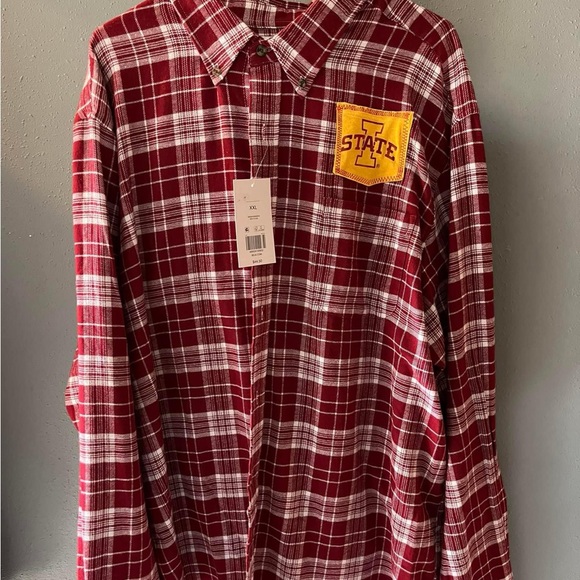 Iowa State upcycled flannel shirt - Picture 3 of 3